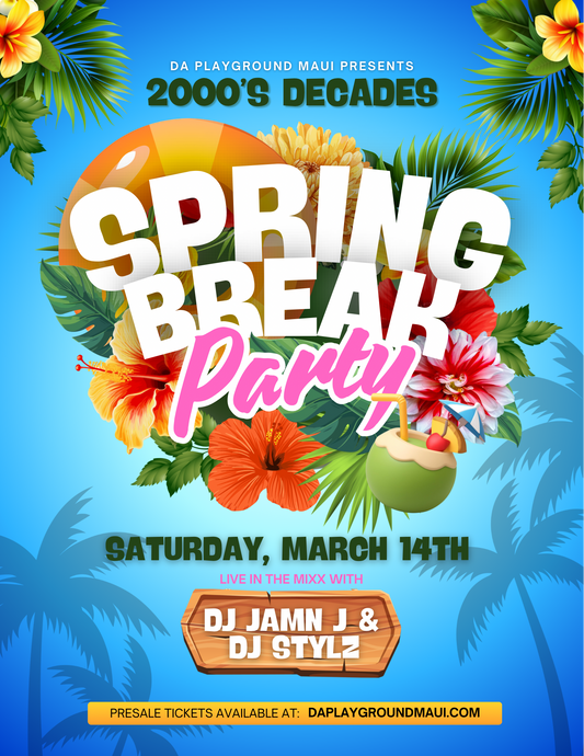 2000s DECADES - SPRING BREAK PARTY