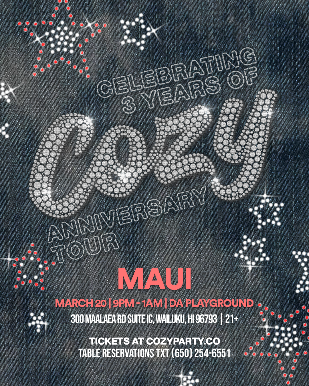 COZY - ANNIVERSARY TOUR