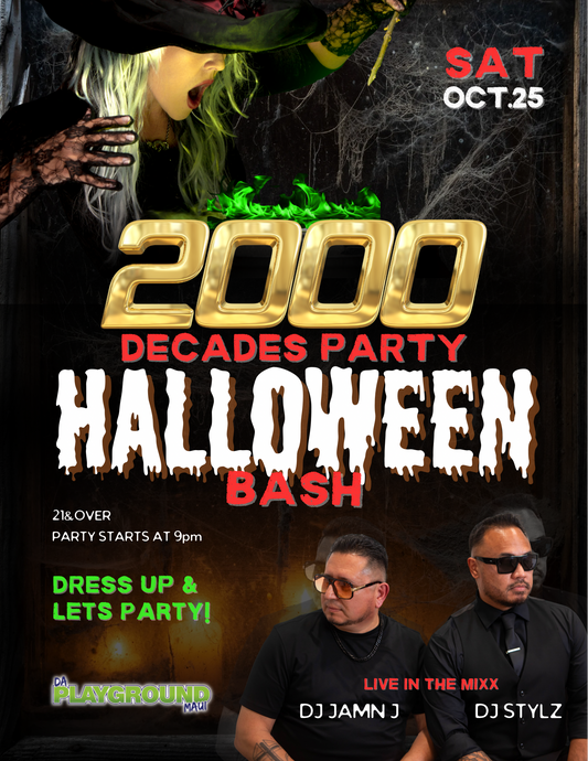 2000 DECADES PARTY- HALLOWEEN BASH