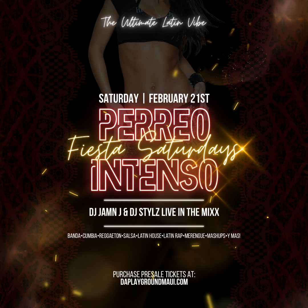 FIESTA SATURDAYS - Perreo Intenso