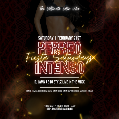 FIESTA SATURDAYS - Perreo Intenso