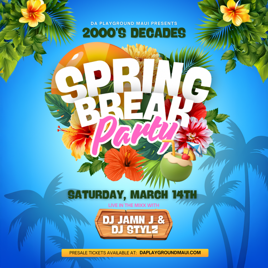 2000s DECADES - SPRING BREAK PARTY