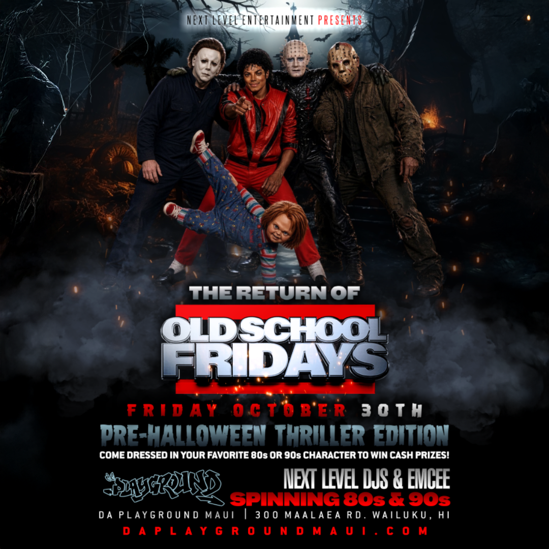 OLD SCHOOL FRIDAYS - HALLOWEEN THRILLER EDITION