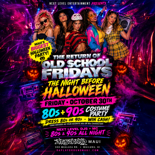OLD SCHOOL FRIDAYS - HALLOWEEN THRILLER EDITION