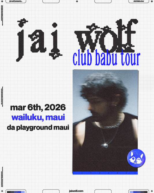JAI WOLF - Club Babu Tour